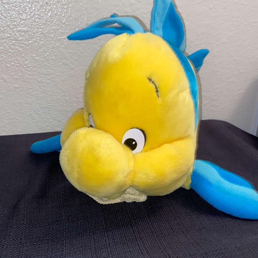 disney flounder vintage stuffed animal